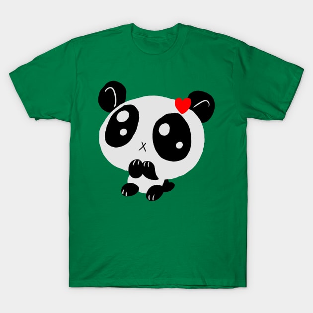 Cute Baby Panda T-Shirt by saradaboru